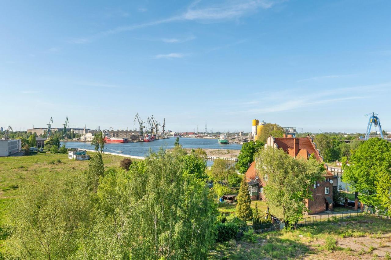 Chlebova - Riverside View Terrace, Free Parking, Gym & Kidsplay By Downtown Huoneisto Gdańsk