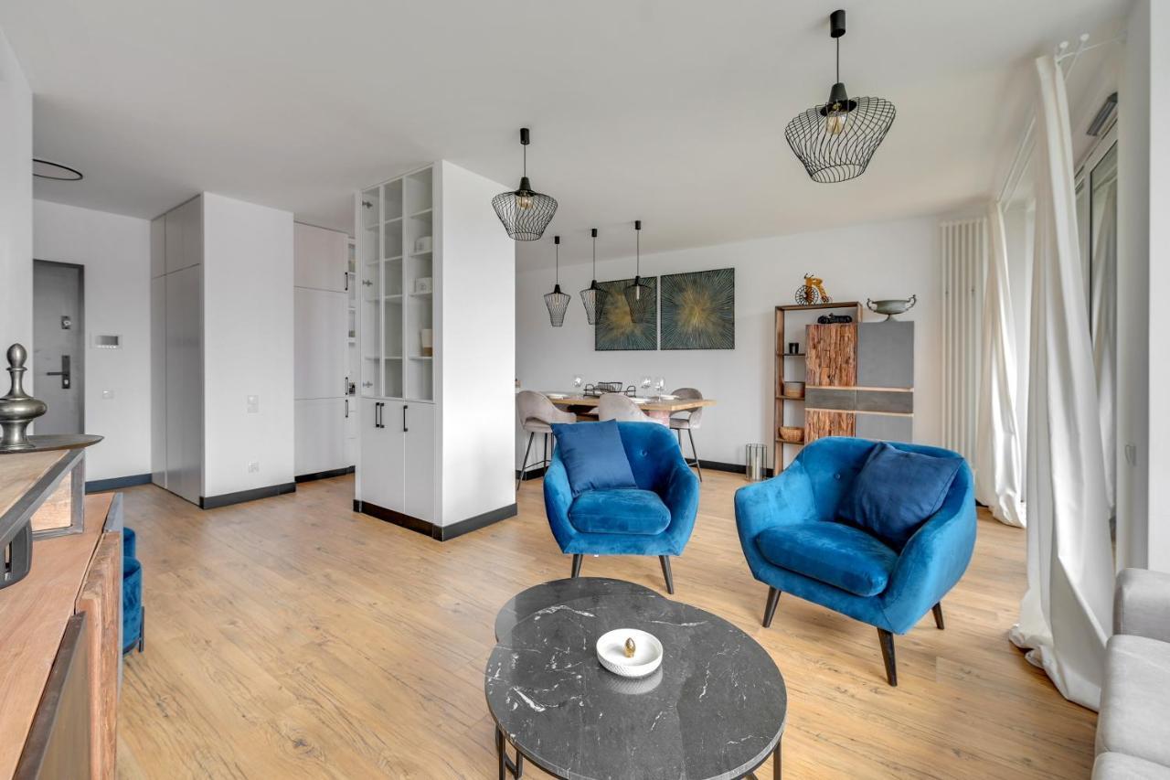 Chlebova - Riverside View Terrace, Free Parking, Gym & Kidsplay By Downtown Huoneisto Gdańsk