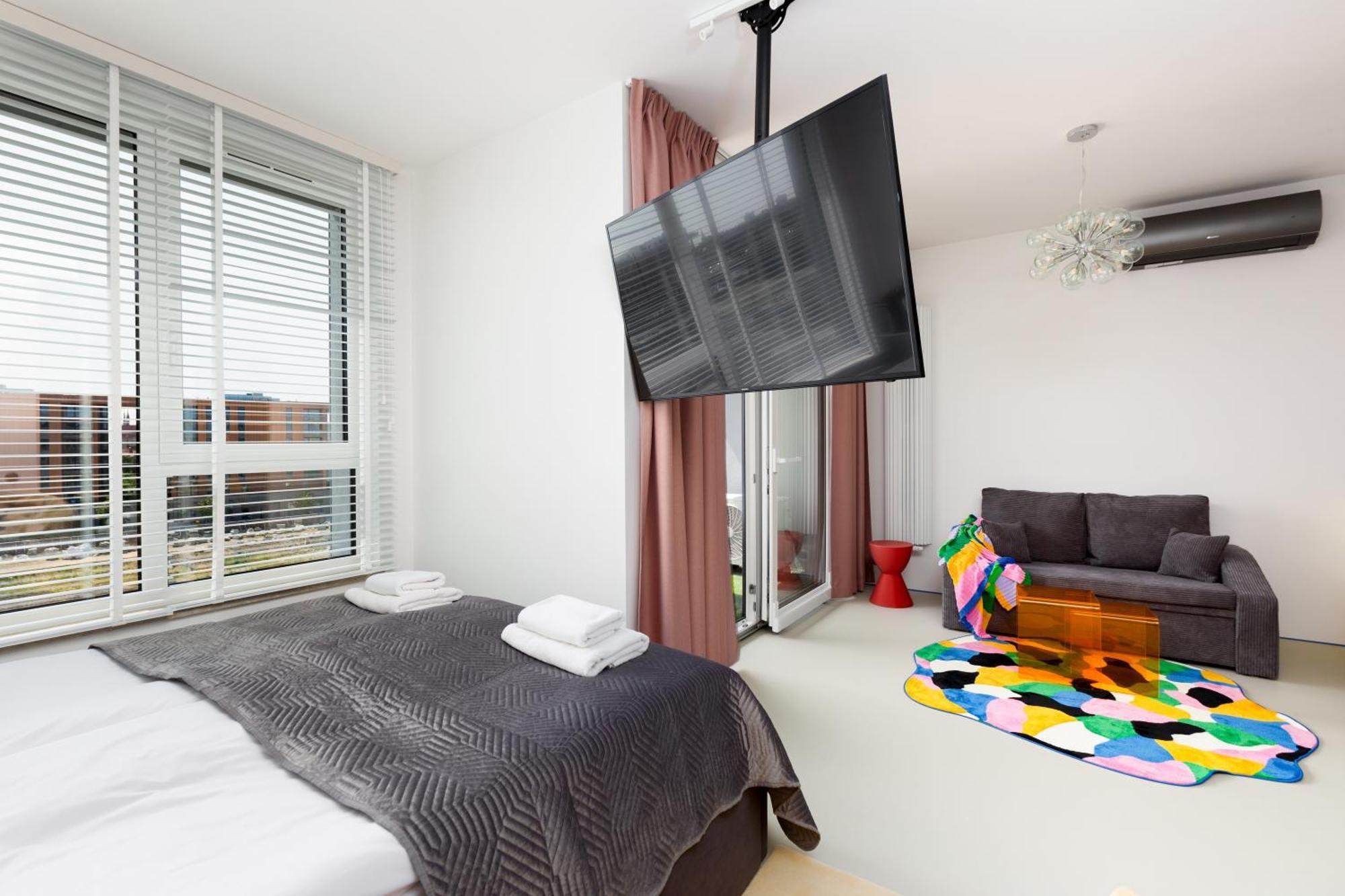 Chlebova - Riverside View Terrace, Free Parking, Gym & Kidsplay By Downtown * Gdańsk