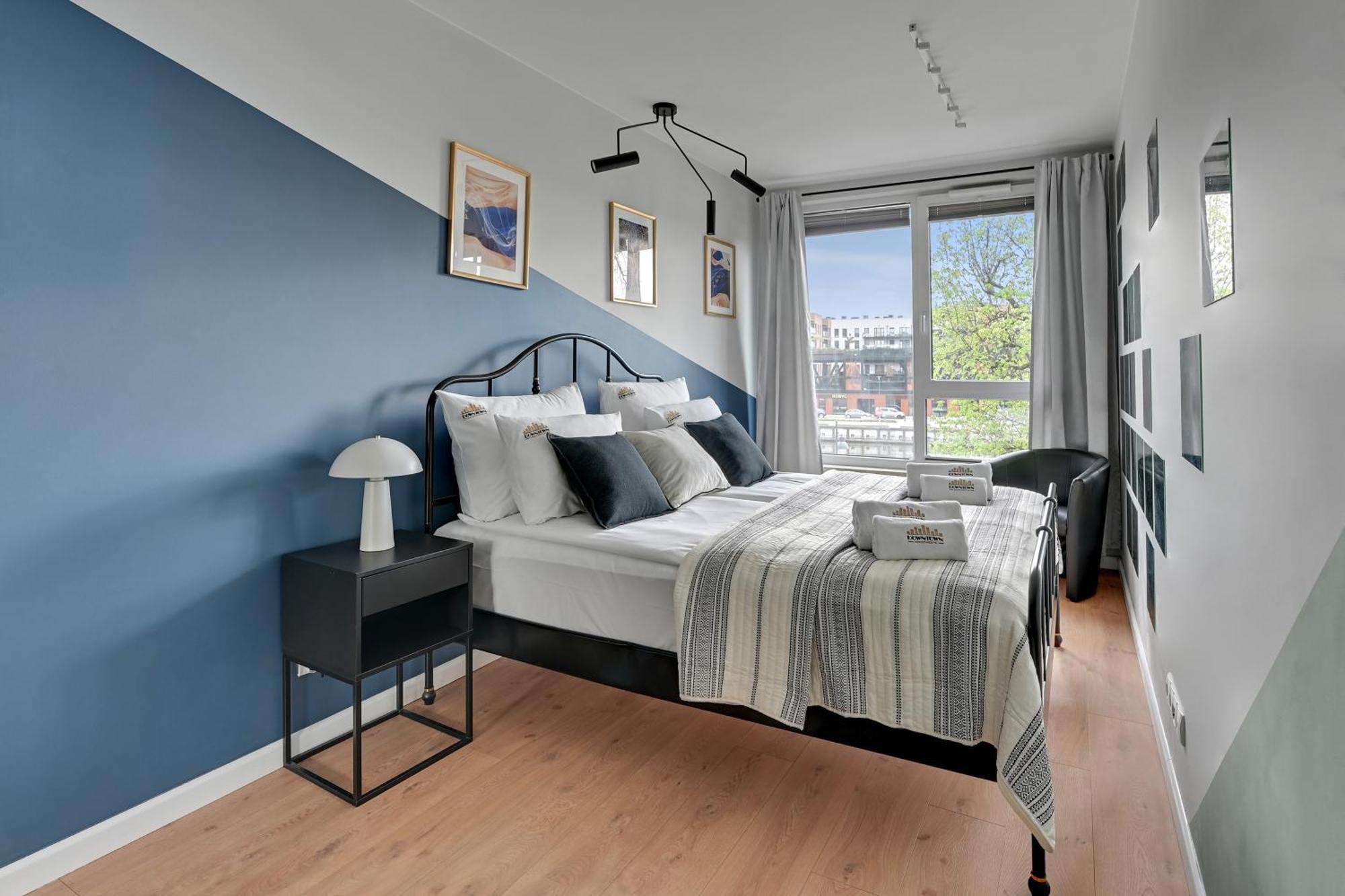 Huoneisto Chlebova - Riverside View Terrace, Free Parking, Gym & Kidsplay By Downtown Gdańsk