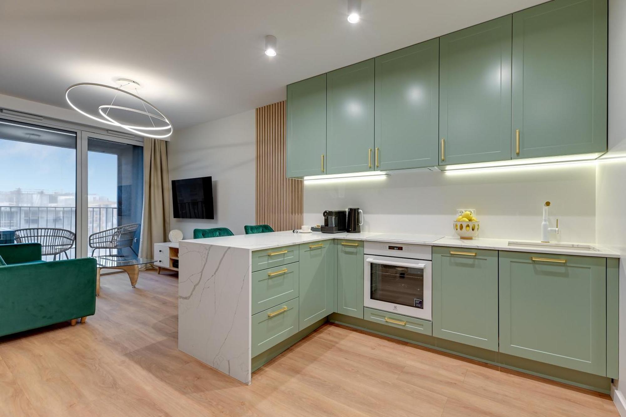Huoneisto Chlebova - Riverside View Terrace, Free Parking, Gym & Kidsplay By Downtown Gdańsk